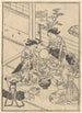 La toilette - Sukenobu Ishikawa — widok dzieła
