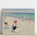 Reprodukcja obrazu na plaży, Falsterbo - Paul Fischer