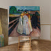 Reprodukcja obrazu na moście - Edvard Munch