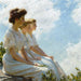 na wzgórzach - Charles Courtney Curran — widok dzieła