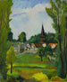 Kościół starej młyny w pobliżu Compiègne Oise - Suzanne Valadon — widok dzieła