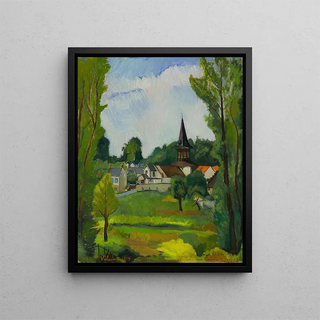 Suzanne Valadon - Eglise de vieux moulin prs Compigne Oise.webp