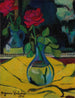 La rose au miroir - Suzanne Valadon — widok dzieła