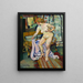 Nu drapé - Suzanne Valadon — oprawiony obraz na ścianie