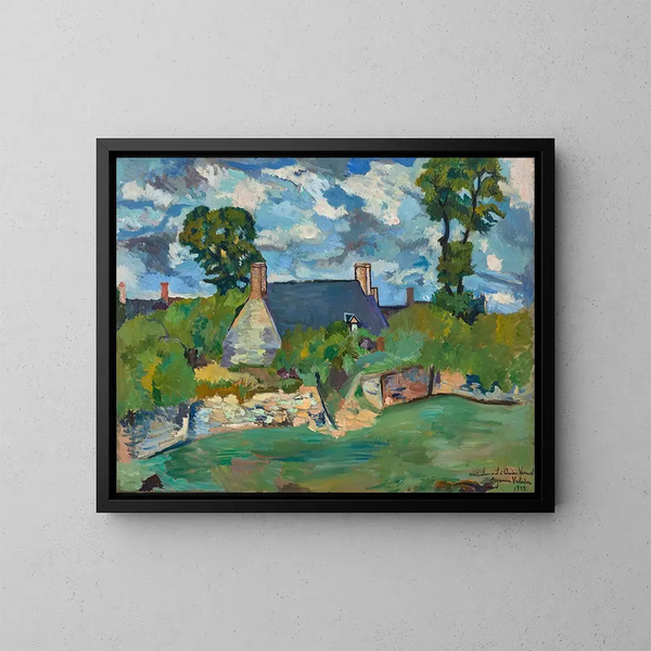 Krajobraz Gand - Suzanne Valadon — oprawiony obraz na ścianie