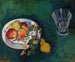 Martwa natura z owocami i kieliszkiem - Suzanne Valadon — widok dzieła
