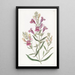 Penstemon à feuilles variées - Sydenham Edwards — oprawiony obraz na ścianie