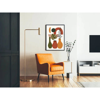 Symphonie en Ocre et Olive - Affiche Bohème