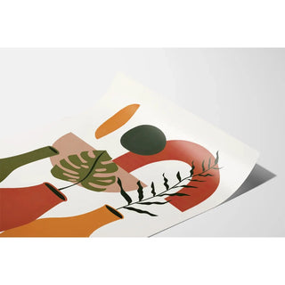 Symphonie en Ocre et Olive - Affiche Bohème