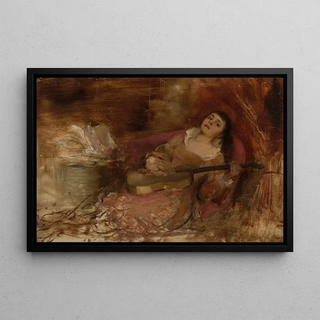 Szymon Buchbinder - Woman with a guitar.webp