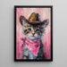 Obraz Chat Cow-boy - Styl Pop i Swobodny
