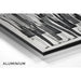 Czarnobiały obraz Design Noir et Blanc – Multitude Silencieuse | Minimalistyczny plakat sylwetek ludzkich