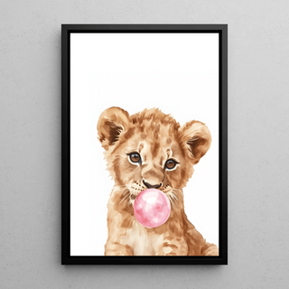 Tableau Lionceau Bubble Gum