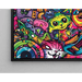 Obraz Pop Art – Jungle Féline | Plakat Kolorowe Koty Fantazyjne