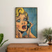 Plakat Pop Art – Niespodzianka przez Telefon | Plakat Vintage Retro Styl BD