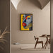 Plakat Pop Art – Twarz Pop | Plakat Graficzny Kolorowy Styl Lichtenstein