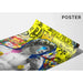 Plakat Street Art – David Punk Pop | Plakat Graffiti Kolorowe Styl Miejski