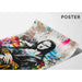 Plakat Street Art – La Joconde Urbaine | Poster Graffiti Pop et Coloré de Mona Lisa