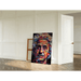 Plakat Street Art – Nowoczesna mozaika Einsteina | Plakat portretu typograficznego w kolorze
