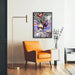 Obraz Street Art – Psychodeliczna harmonia | Plakat pop art surrealistyczny z grzybami i spiralami