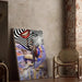 Obraz Street Art – Psychodeliczna harmonia | Plakat pop art surrealistyczny z grzybami i spiralami