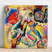 Reprodukcja obrazu z Czerwonym Plamą - Wassily Kandinsky
