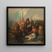 historyczny "Secours à des pestiférés" - Federico de Madrazo y Kuntz — oprawiony obraz na ścianie