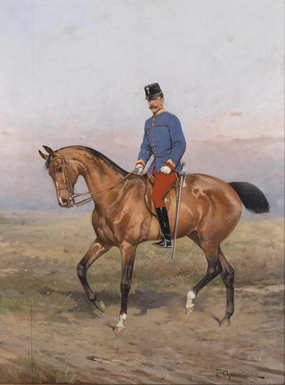 Tadeusz Ajdukiewicz - Kronprinz Rudolf zu Pferd.webp