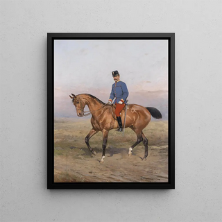 Tadeusz Ajdukiewicz - Kronprinz Rudolf zu Pferd.webp