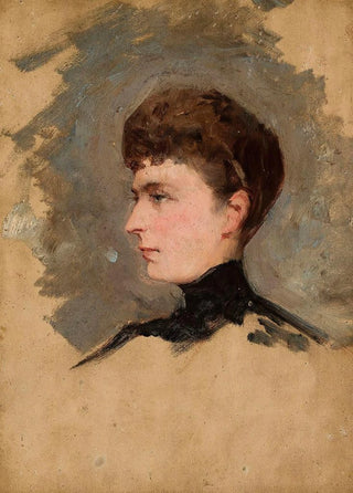 Tadeusz Ajdukiewicz - Portrait of a lady sketch.webp