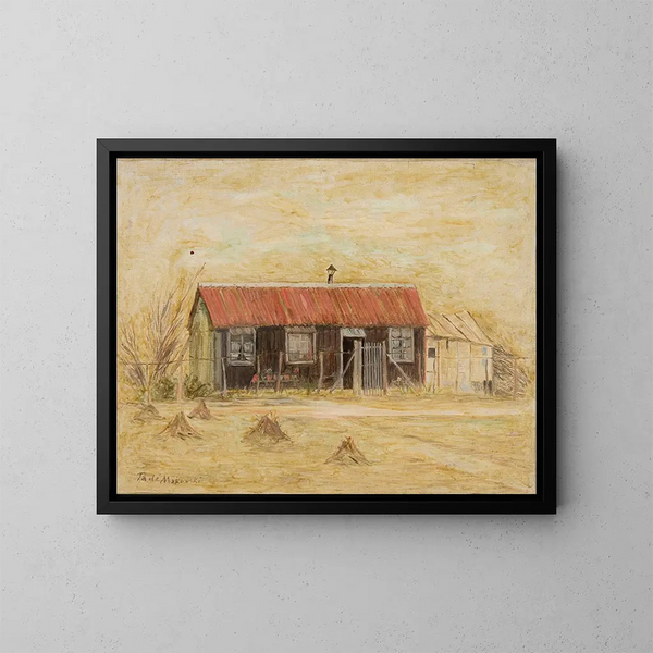 Maison - Tadeusz Makowski — oprawiony obraz na ścianie