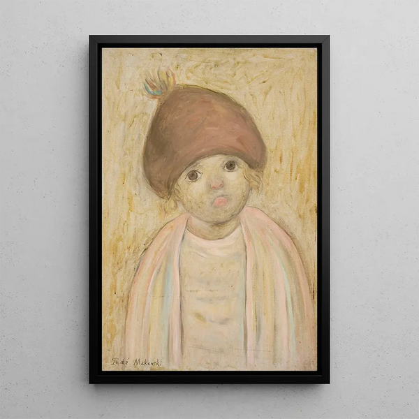 Tadeusz Makowski - Dziewczynka w berecie z pomponem.webp
