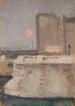 Fragment de ville dans le brouillard - Tadeusz Makowski — widok dzieła
