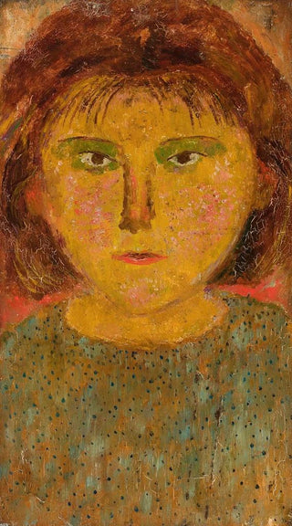 Tadeusz Makowski - Little girl with a fringe.webp