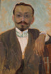 Portret rzeźbiarza Bolesława Bażukiewicza - Tadeusz Makowski — widok dzieła