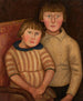 Portret dwóch dzieci - Tadeusz Makowski — widok dzieła