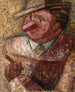 Portret mężczyzny w kapeluszu z cygarem - Tadeusz Makowski — widok dzieła