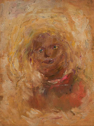 Tadeusz Makowski - Sketch of a head with fair hair.webp