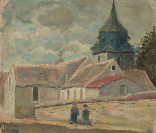 Mała wiejska świątynia w Breuilpont - Tadeusz Makowski — widok dzieła