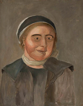 Tadeusz Makowski - Study of a woman in a black and white cap.webp