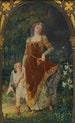Droga prawdziwej miłości nigdy nie była łatwa - Talbot Hughes — widok dzieła