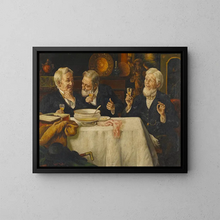 Talbot Hughes - Three Men Dining.webp