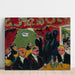 Taverna - Ernst Ludwig Kirchner — prezentacja dzieła na ścianie