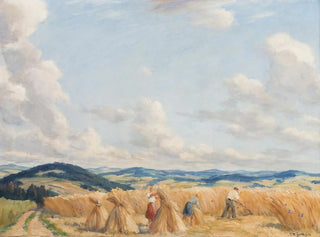 Tavk Frantiek imon - Harvest in the CzechMoravian Highlands.webp