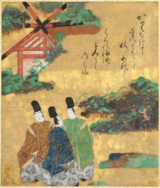 Tawaraya Statsu - The Beach at Sumiyoshi from the Tales of Ise.webp