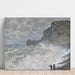Reprodukcja obrazu Burzliwy czas w Étretat - Claude Monet