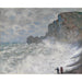 Reprodukcja obrazu Burzliwy czas w Étretat - Claude Monet