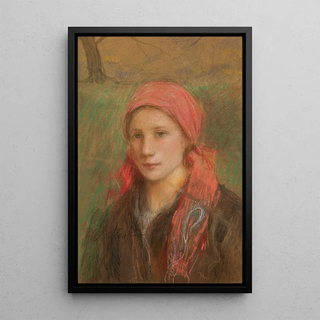 Teodor Axentowicz - Portret wiejskiej dziewczyny.webp