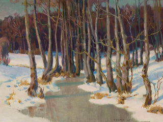 Teodor Ziomek - Forest stream in winter.webp