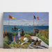 Reprodukcja obrazu Taras w Sainte-Adresse autorstwa Claude'a Moneta